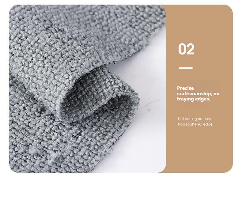Cleaning Cloth Rags in A Box (20 Count) -7.9" x 7.9" Reusable  Towels for Cars - Edgeless Terry Towels,Small  Towel for Home, Kitchen (Gray&Pink) Dish Scrubbers microfiber
