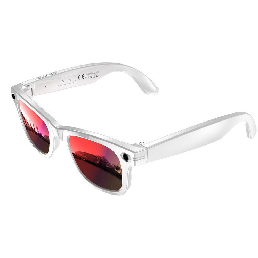 Smart AI Camera Glasses with 8MP Photochromic Lenses ,Button Touch Adjustment for Travel Outdoor Adventures Hands-Free Photography 160+Languages Real-Time Translation Bluetooth Wireless Wearable Video Recording UV Protection ,Valentine's Day gifts