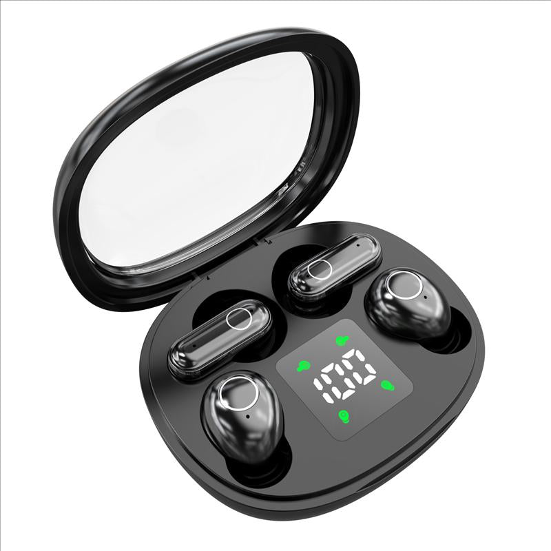 [Easter gift]  Wireless Bluetooth Headphones， Active Noise Cancelling Headphones Tiny Size Invisible Earbuds，Waterproof Headsets，With Mic，Sleep and Sports Earphones Set, 2 Pairs, Mini and Short Handle Design，for Work Sport Sleeping noise headphones