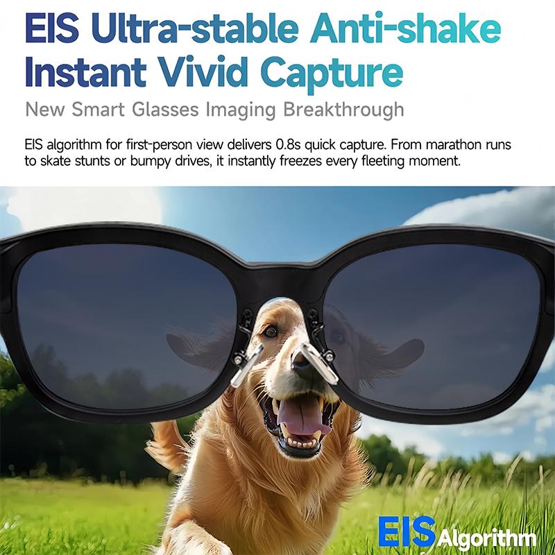 Smart AI Camera Glasses with 8MP Photochromic Lenses ,Button Touch Adjustment for Travel Outdoor Adventures Hands-Free Photography 160+Languages Real-Time Translation Bluetooth Wireless Wearable Video Recording UV Protection ,Valentine's Day gifts